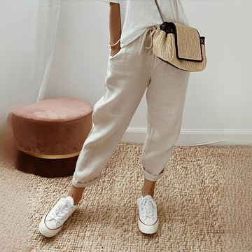 Whitney - Casual Stretch Waist Trousers