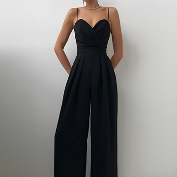 Glysha - Elegant wide-leg jumpsuit for women