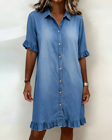 Priscilla - Sophisticated Button-Front Dress