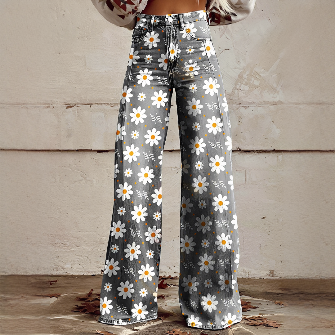 Shannon - Trendy Wide Leg Pants