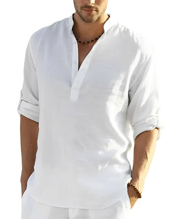 Tristan - Easygoing V-Neck Shirt