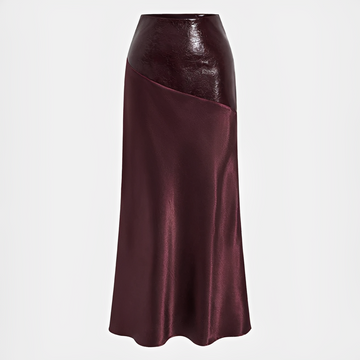 Viviana - Sleek Shiny Skirt