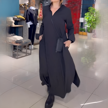Cassie - Casual Dress with Long Sleeves
