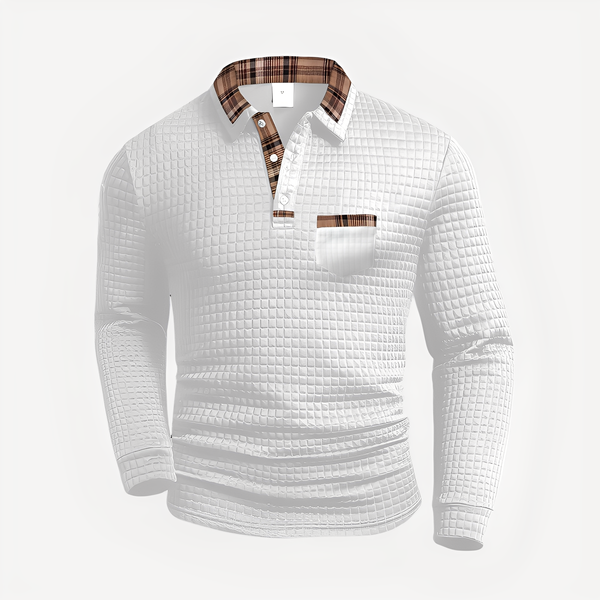 Morris - Elegant Long Sleeve Polo Shirt