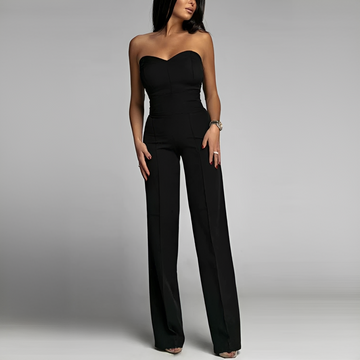 Meriam - Women's stylish strapless jumpsuit