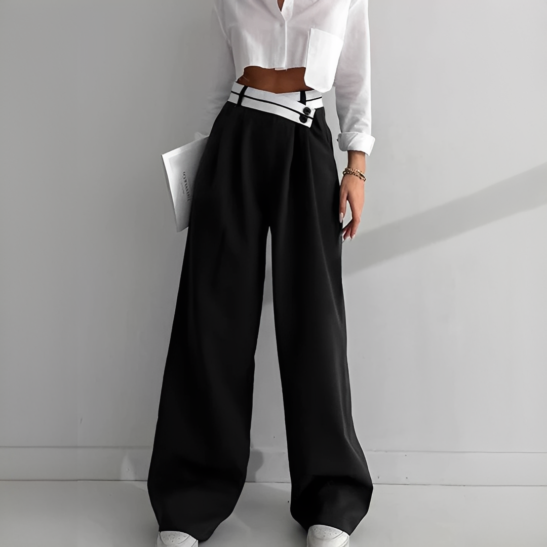 Aurilla - Chic Wide-Leg Trousers