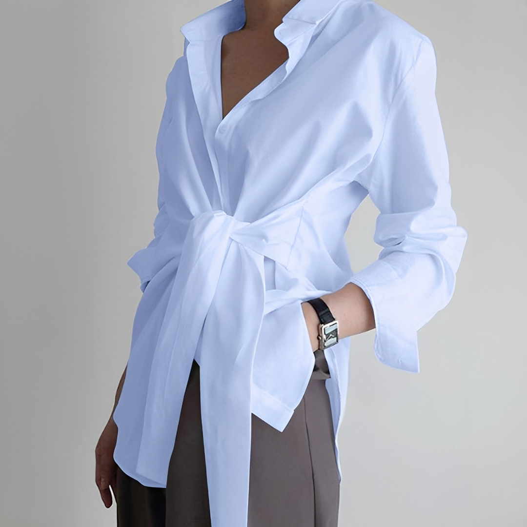 Jasmina - Trendy Long Sleeve Blouse