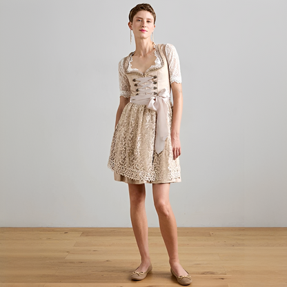 Eunes - Stylish women's lace-up dress