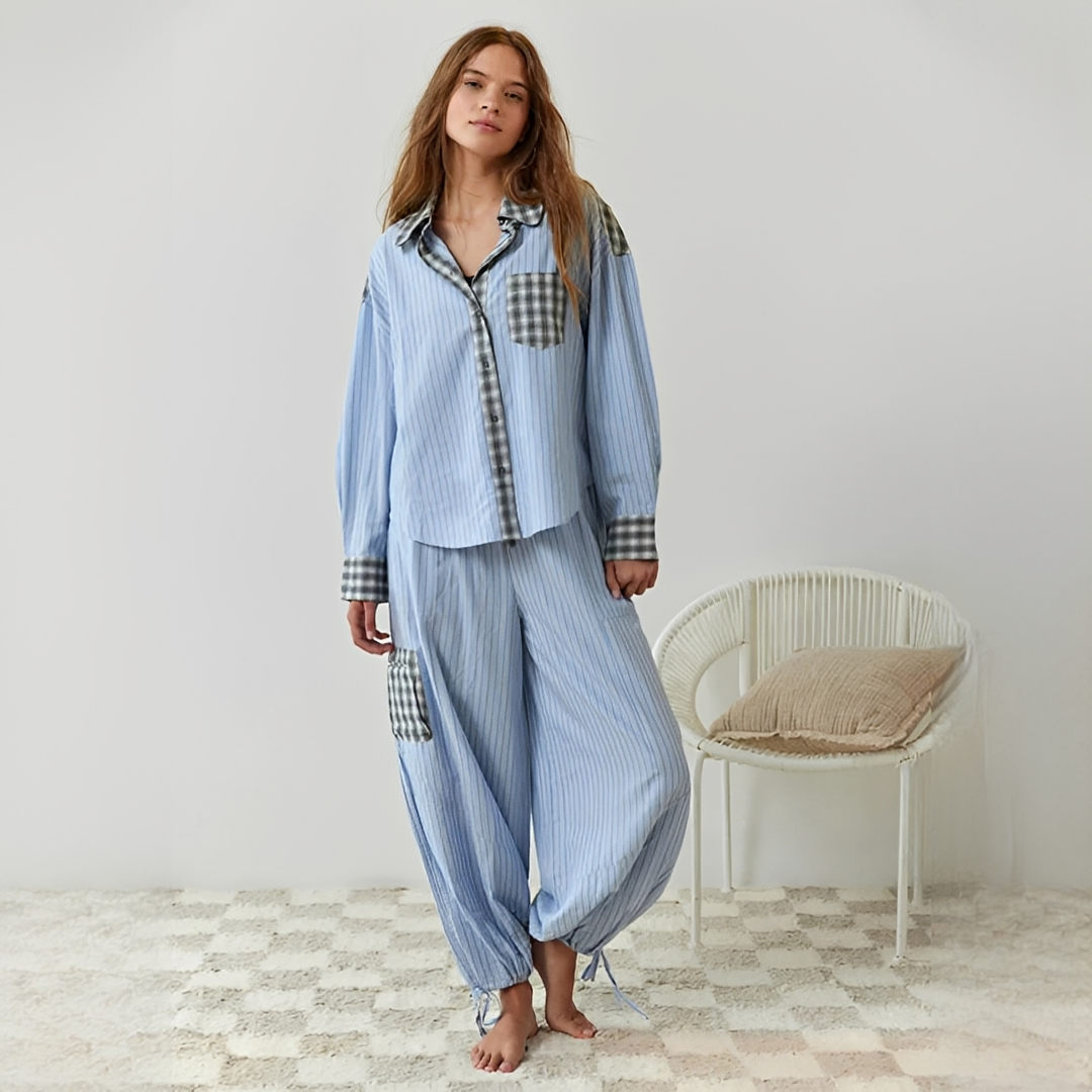 Elena - Chic two-piece sleepwear set