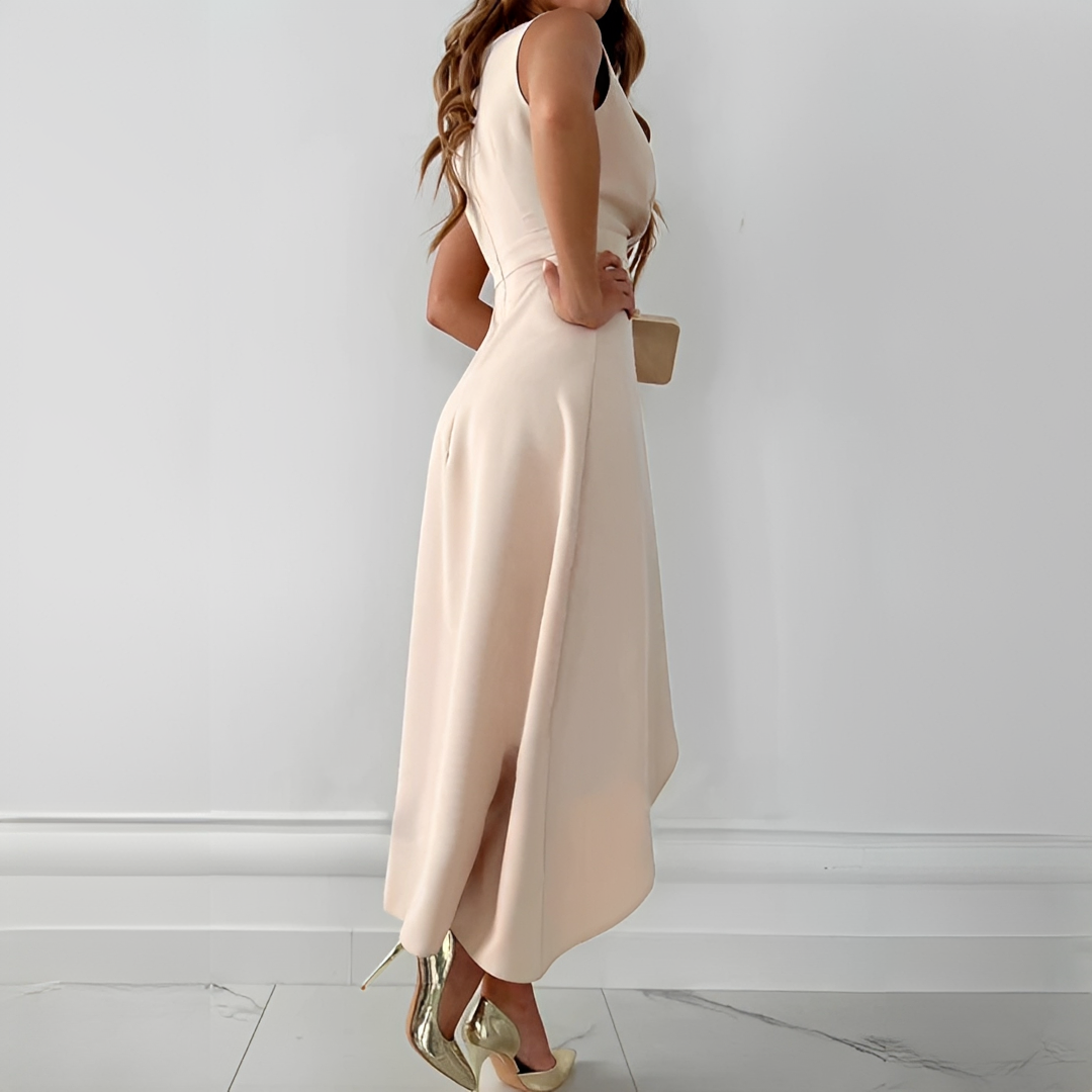 Alemarie - Stylish Sleeveless Wrap Dress for Women