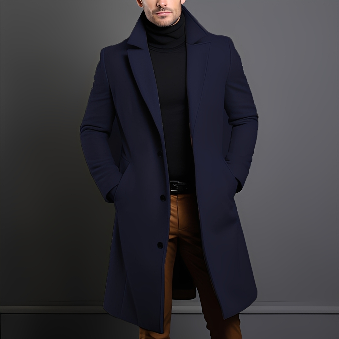 Kévin - Classic and warm coat in extra length