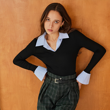 Venedita - Comfortable Long Sleeve Shirt