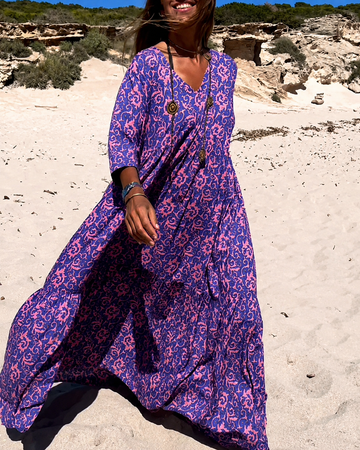 Lucienne - Trendy V-Neck Dress