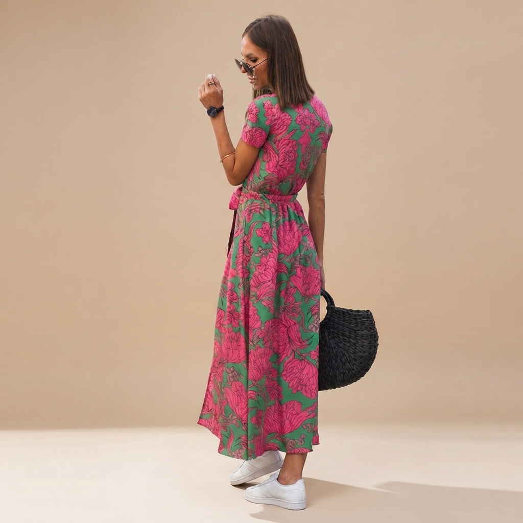 Sophie - Chic and Flowing Midi Dress