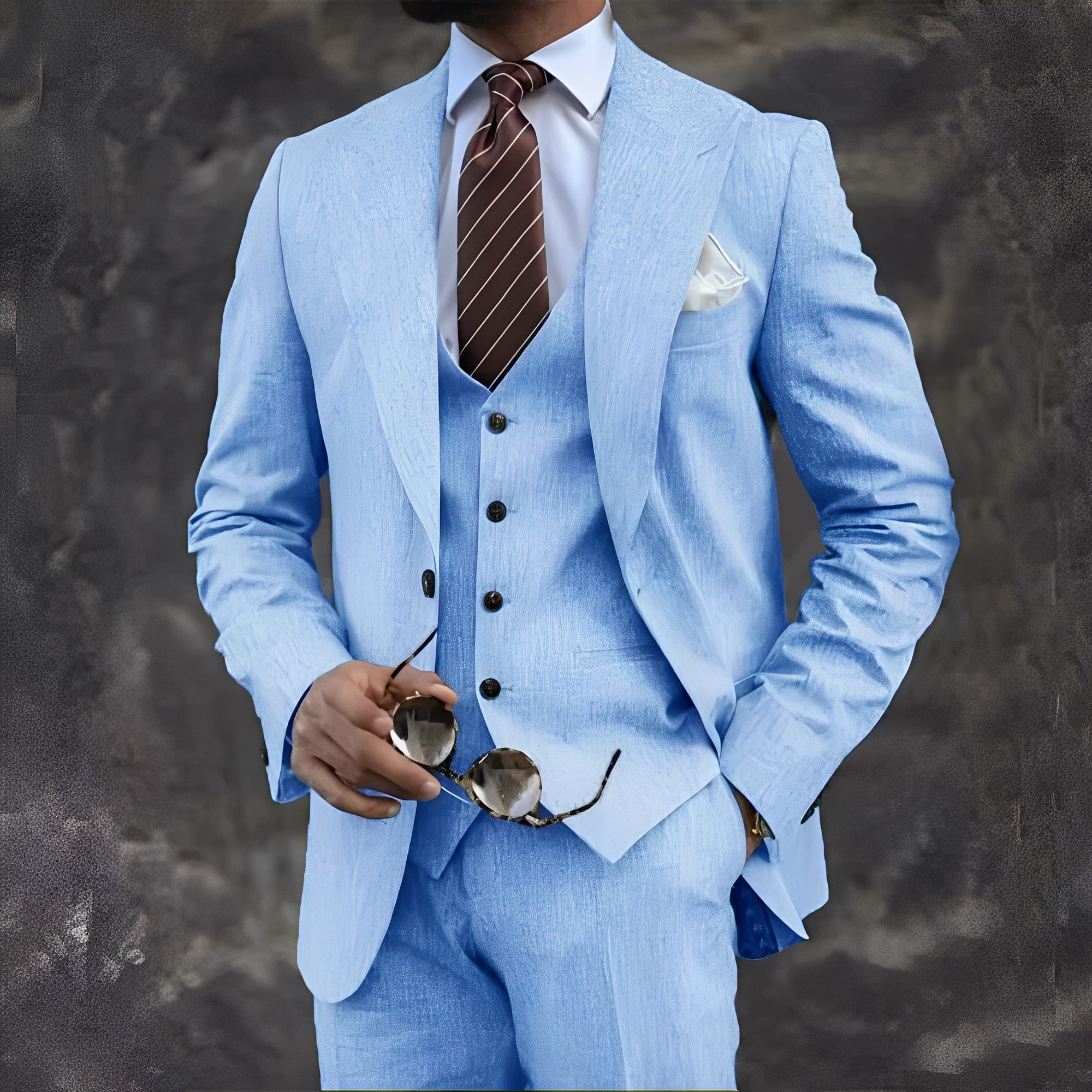 Elwyn - Stylish Three-Piece Suit Set