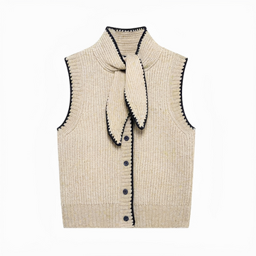 Dahlia - Chic Tie Neck Vest