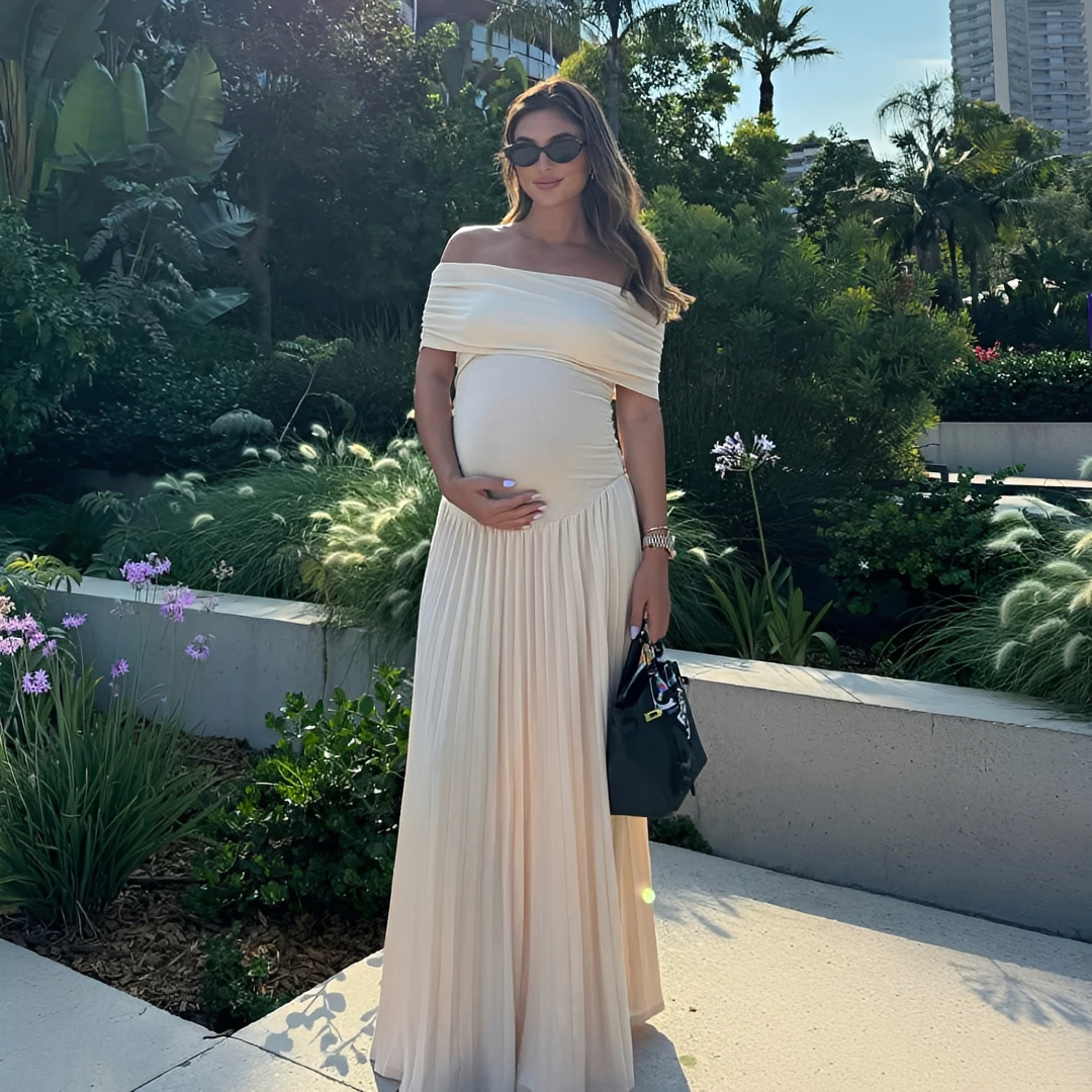 Effie - Stylish Strapless Maxi Dress