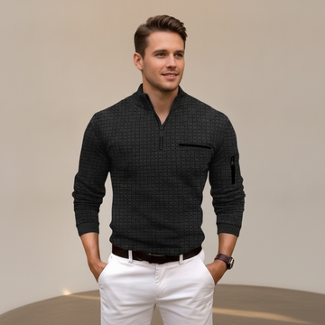 Andrey - Stylish Half-Zip Shirt