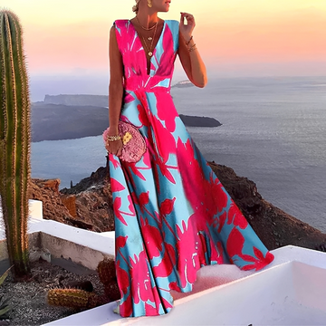 Lilyana - Sophisticated Sleeveless Long Dress
