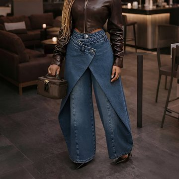 Cheska - Chic Cross Front Pants