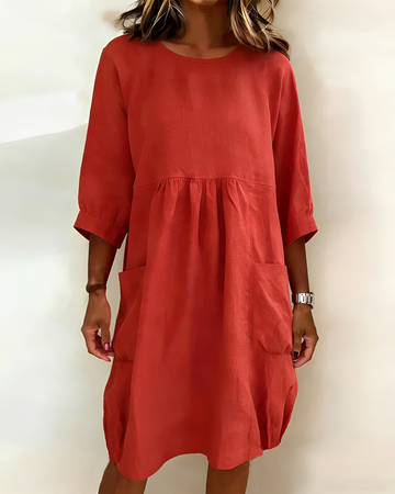 Shadia - Relaxed Midi Dress