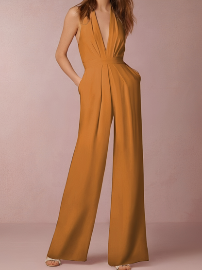 Katie - Elegant wide-leg jumpsuit for women