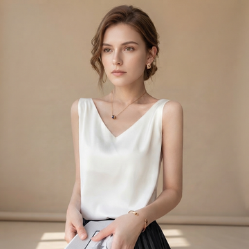 Trina - Refined V-Neck Top