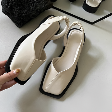 Eileen - Trendy Square Toe Shoes