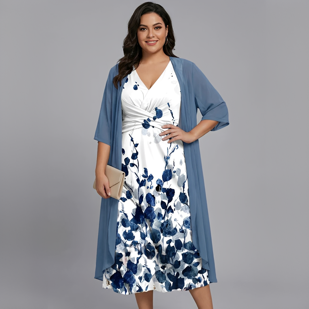 Florentina - Breezy Two-Piece Midi Dress