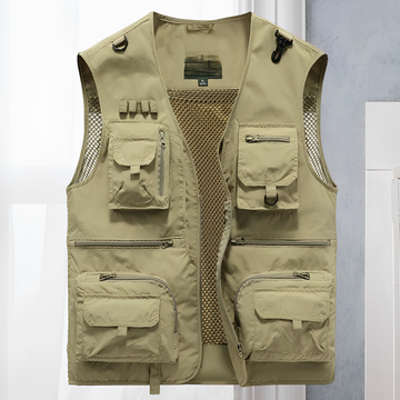 Arlan - Men's summer vest with various pockets
