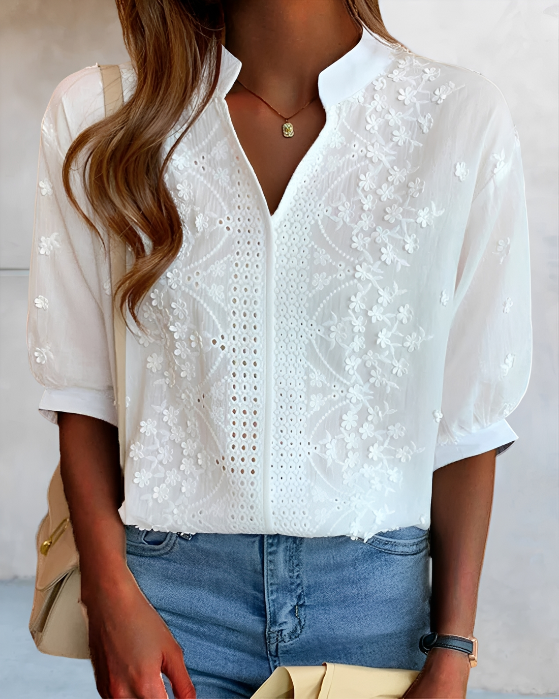 Morwenna - Trendy V-Neck Top
