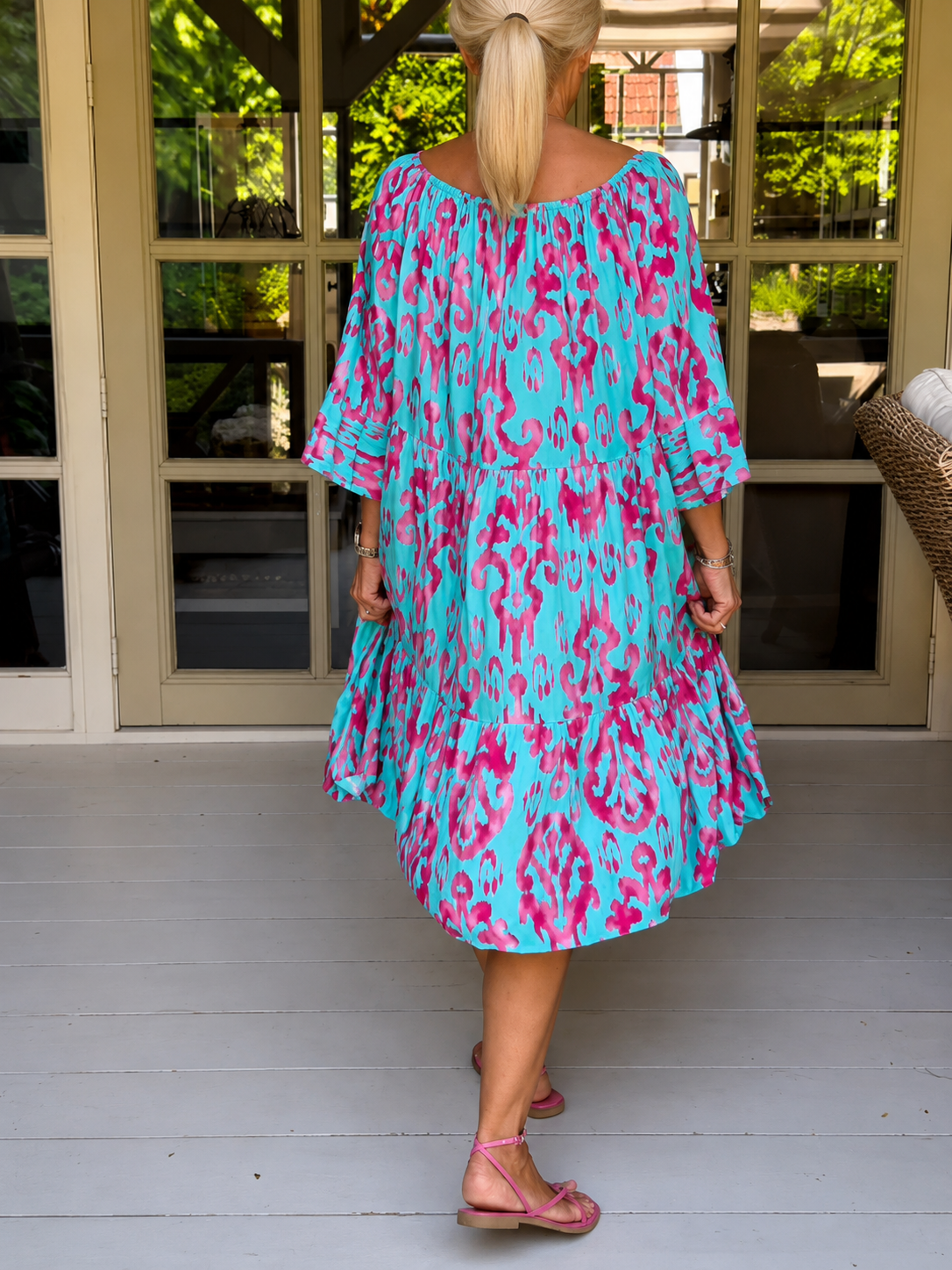 Vishay - Comfortable Loose Midi Dress