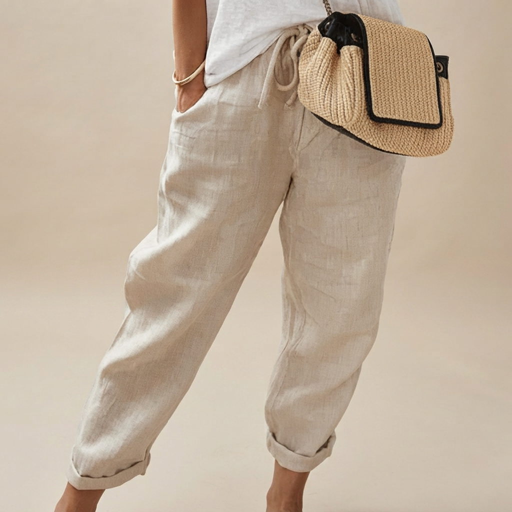 Martinie - Easy-Fit Drawstring Pants