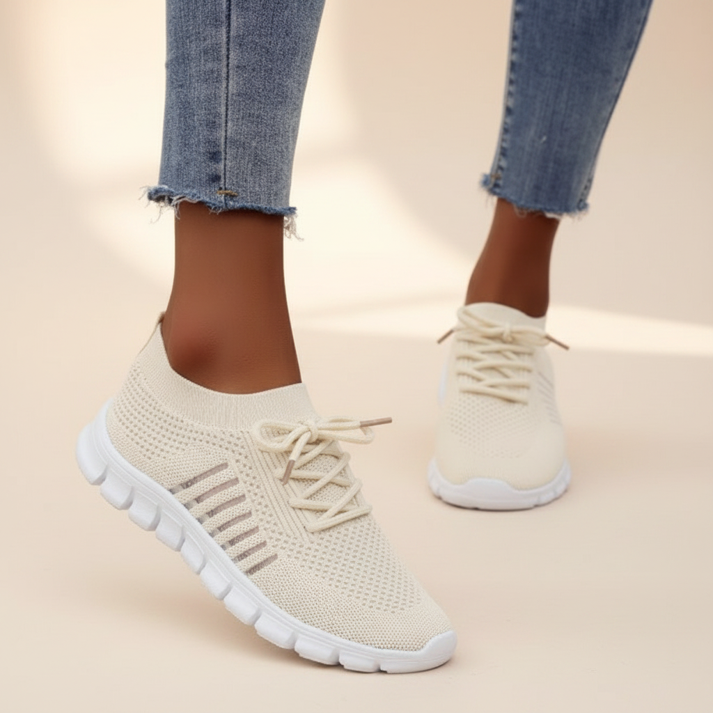 Vicky - Breathable Lace-Up Sneakers