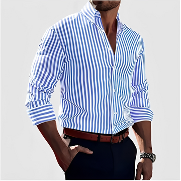 Kelric - Casual Striped Button Down Shirt
