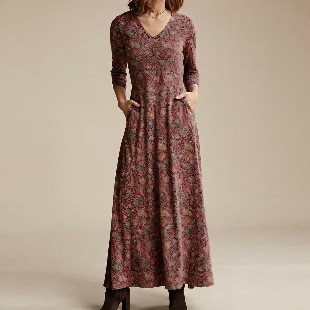 Adeline - Vintage Dress with Long Sleeves