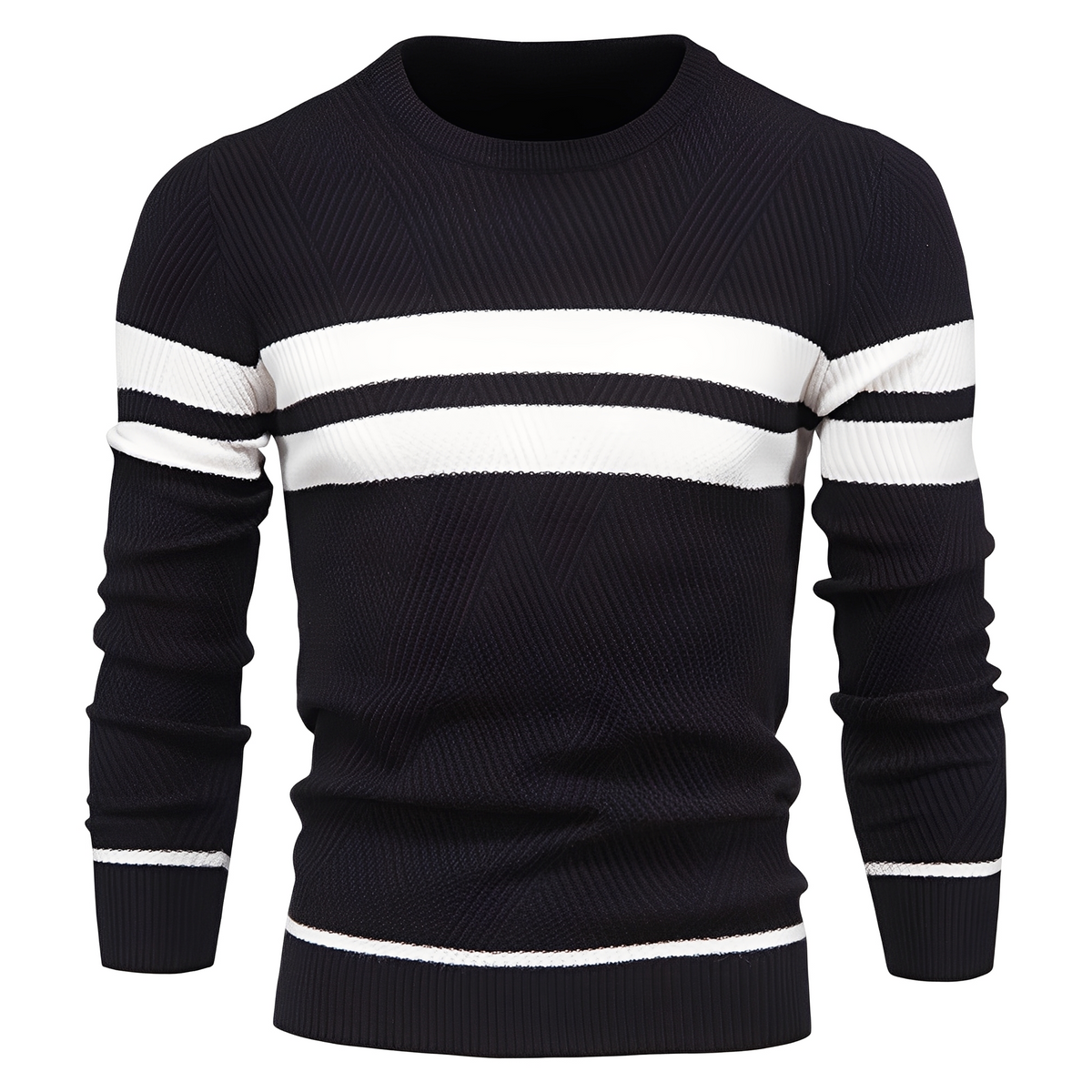 Anthony - Soft and warm sweater with crew neck