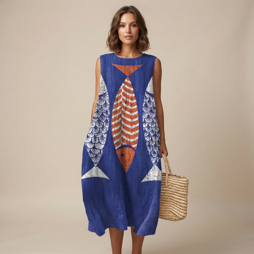 Elisa - Trendy Sleeveless Dress