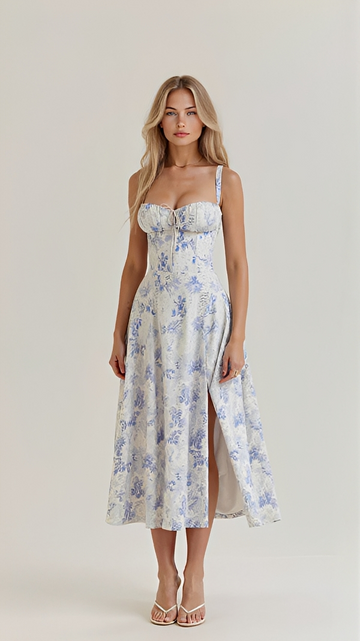 Kiana - Stylish and Sophisticated Slit Midi Dress