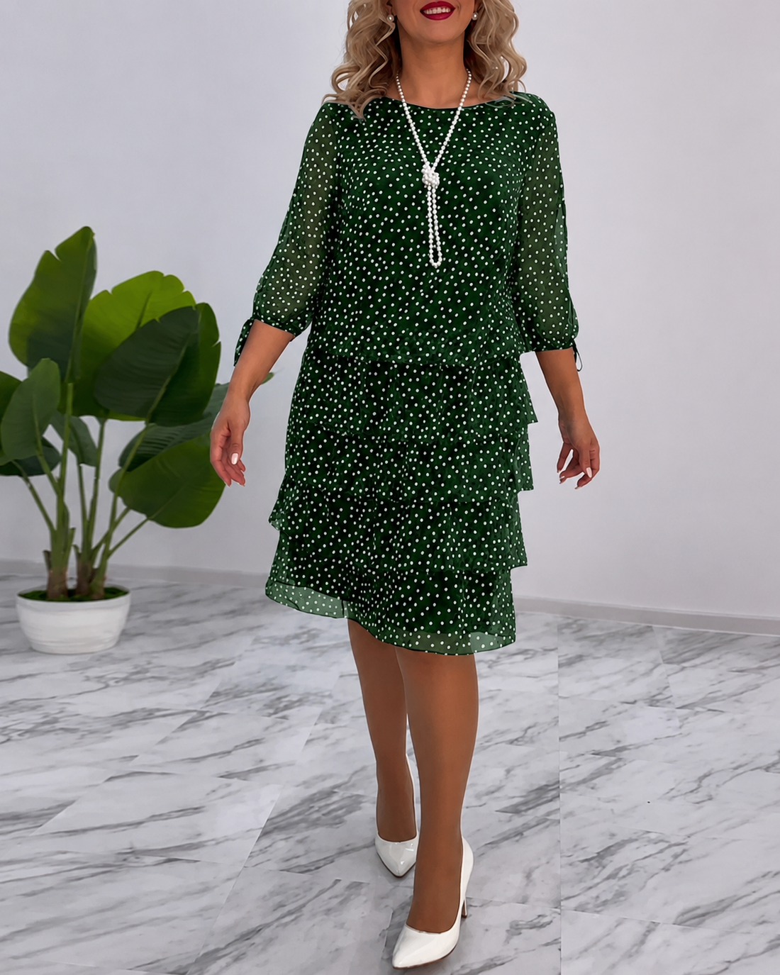 Bezia - Trendy Layered Midi Dress