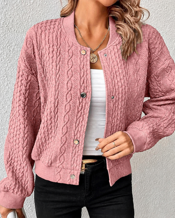 Kymbrea - Cozy Buttoned Cardigan