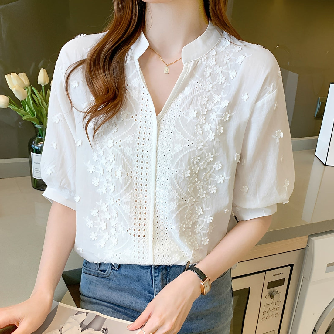 Monika - Women's Blouse - for Everyday Style