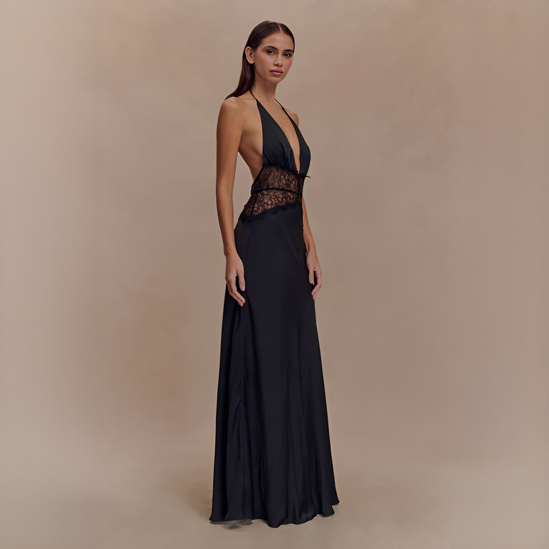 Velina - Elegant Seamless Halter Dress
