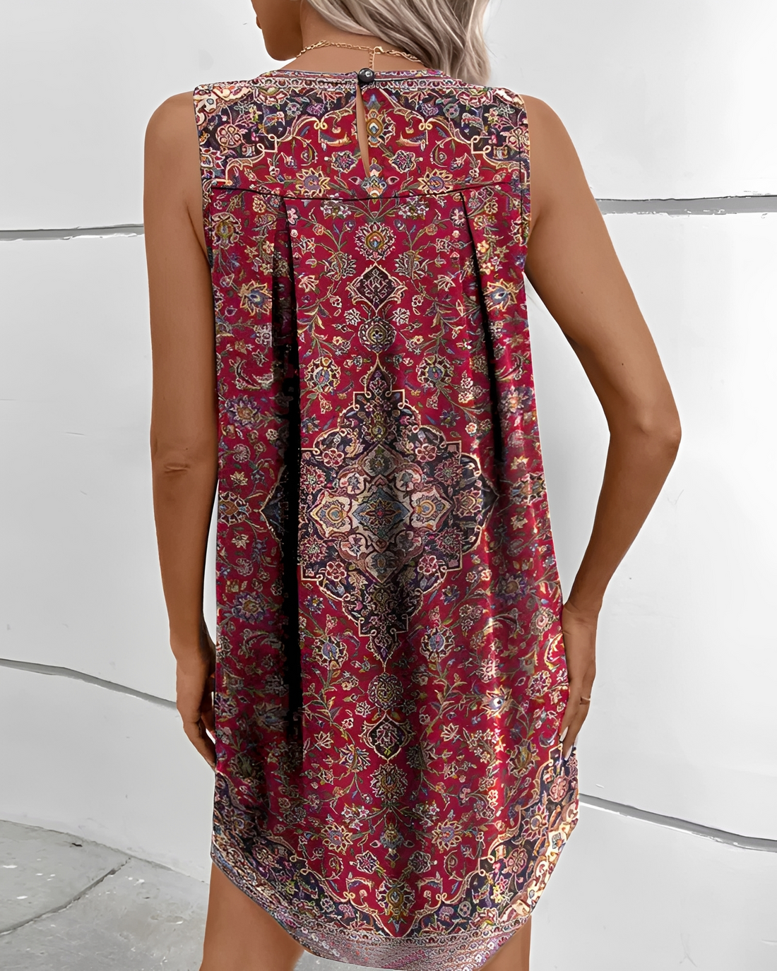 Caryl - Chic Bohemian Short Dress