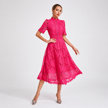Hallie - Stylish Midi Dress