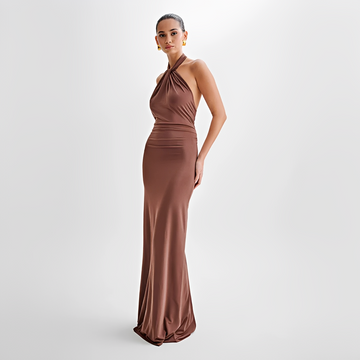Jianna - Stylish Halter Maxi Dress