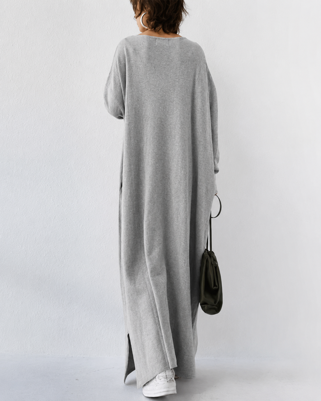Shacora - Loose V-Neck Long Dress