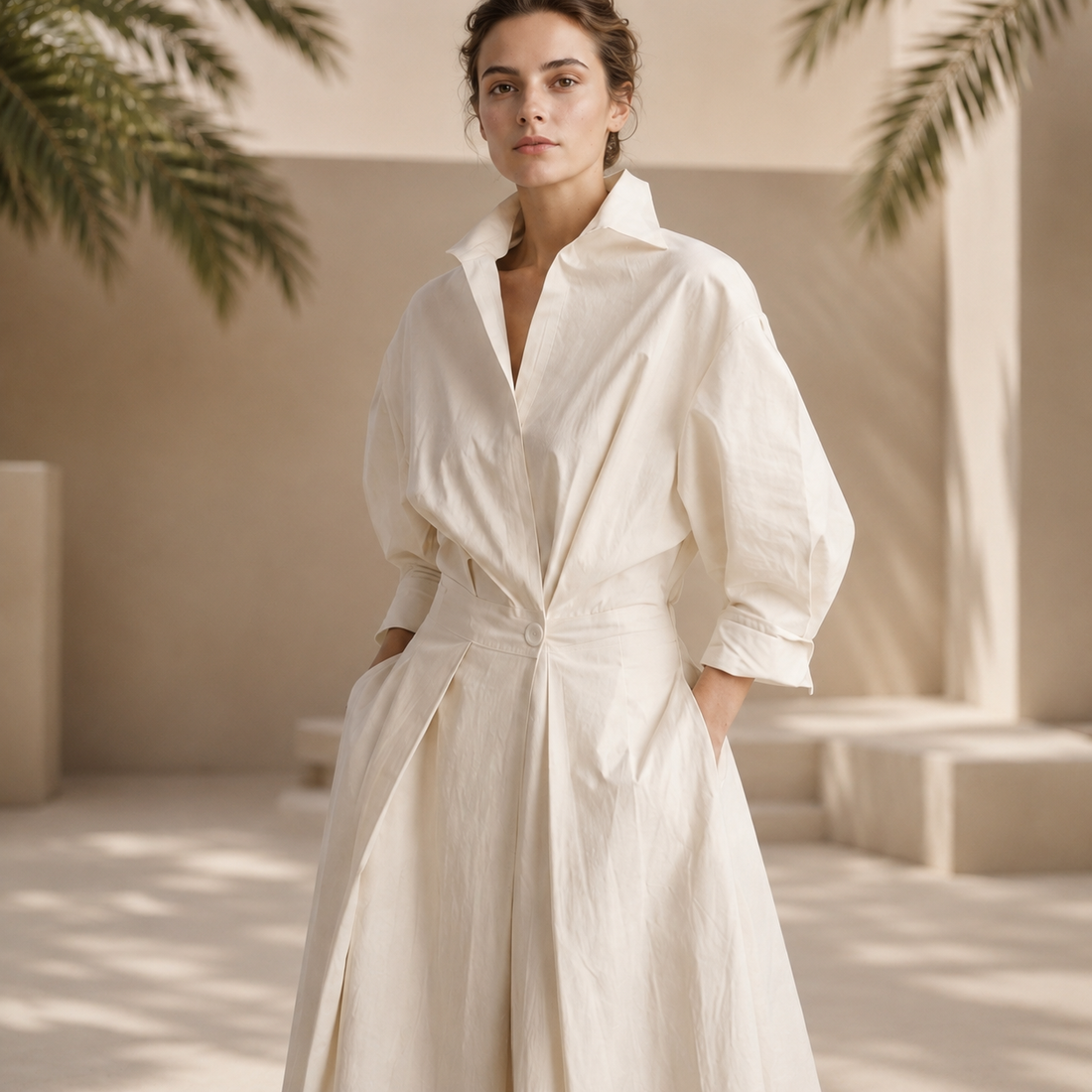 Laverne - Stylish Loose-Fit Midi Dress
