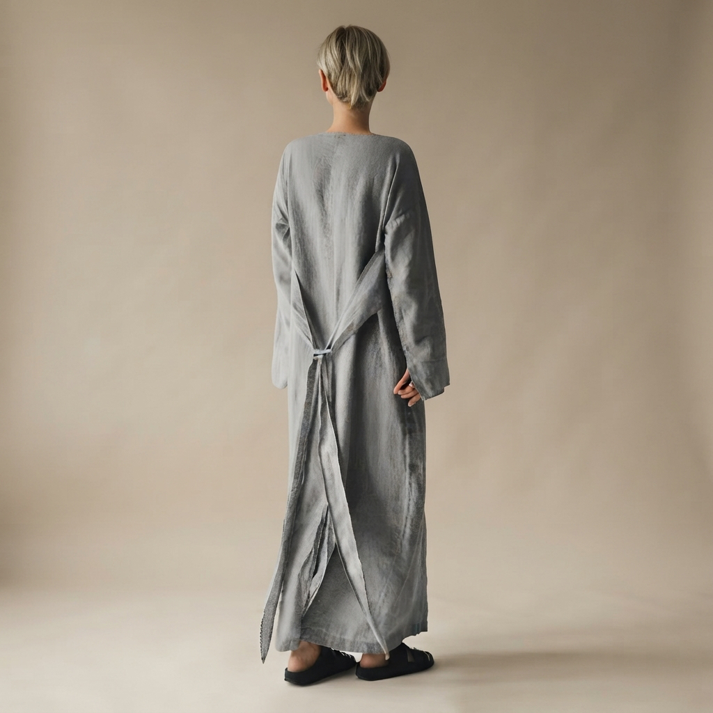 Ashlee - Lightweight Lace-Up Loose Maxi Dress