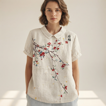 Salmah - Elegant and Flowy Blouse